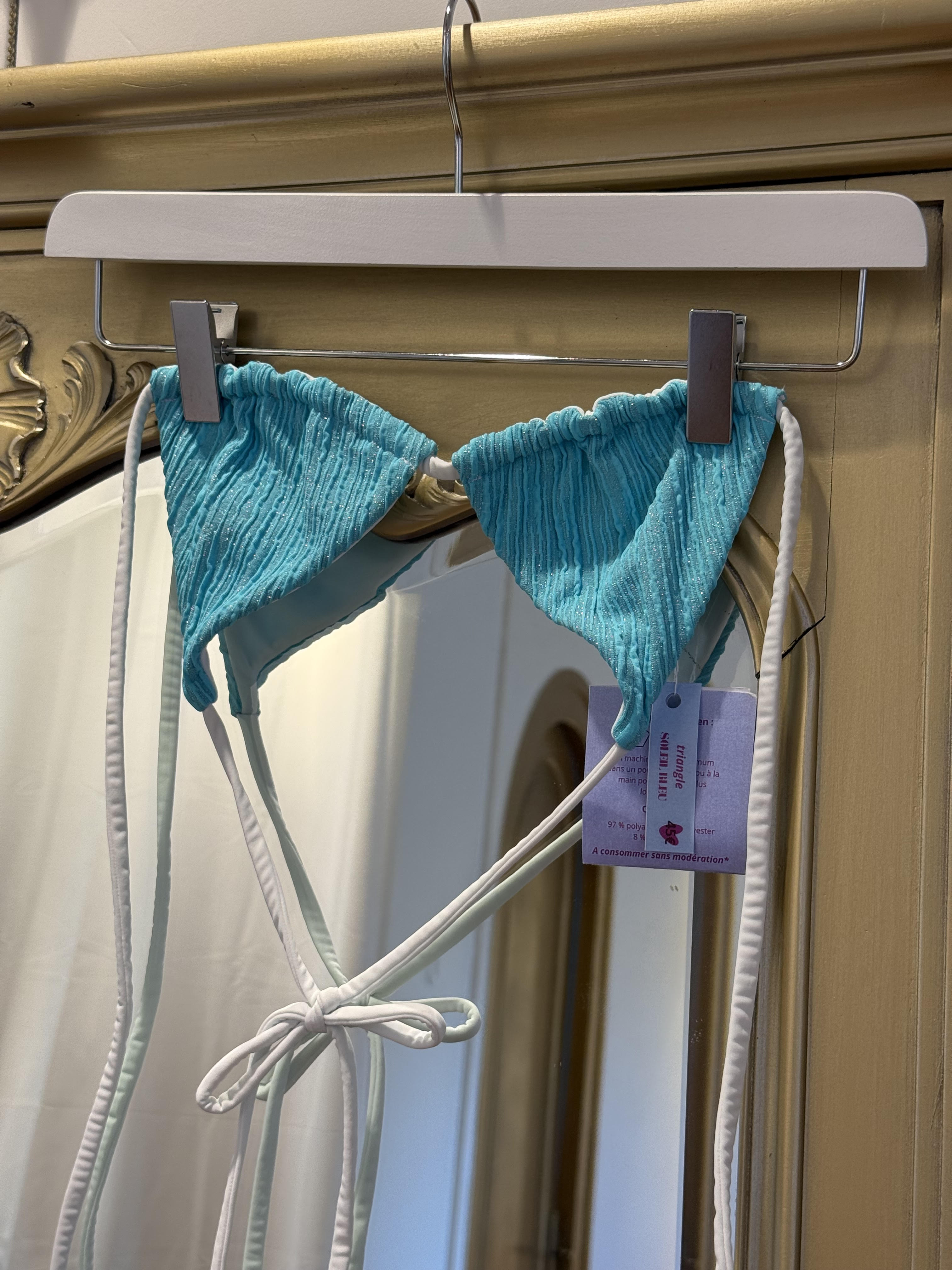 Haut de maillot triangle SOLEIL BLEU