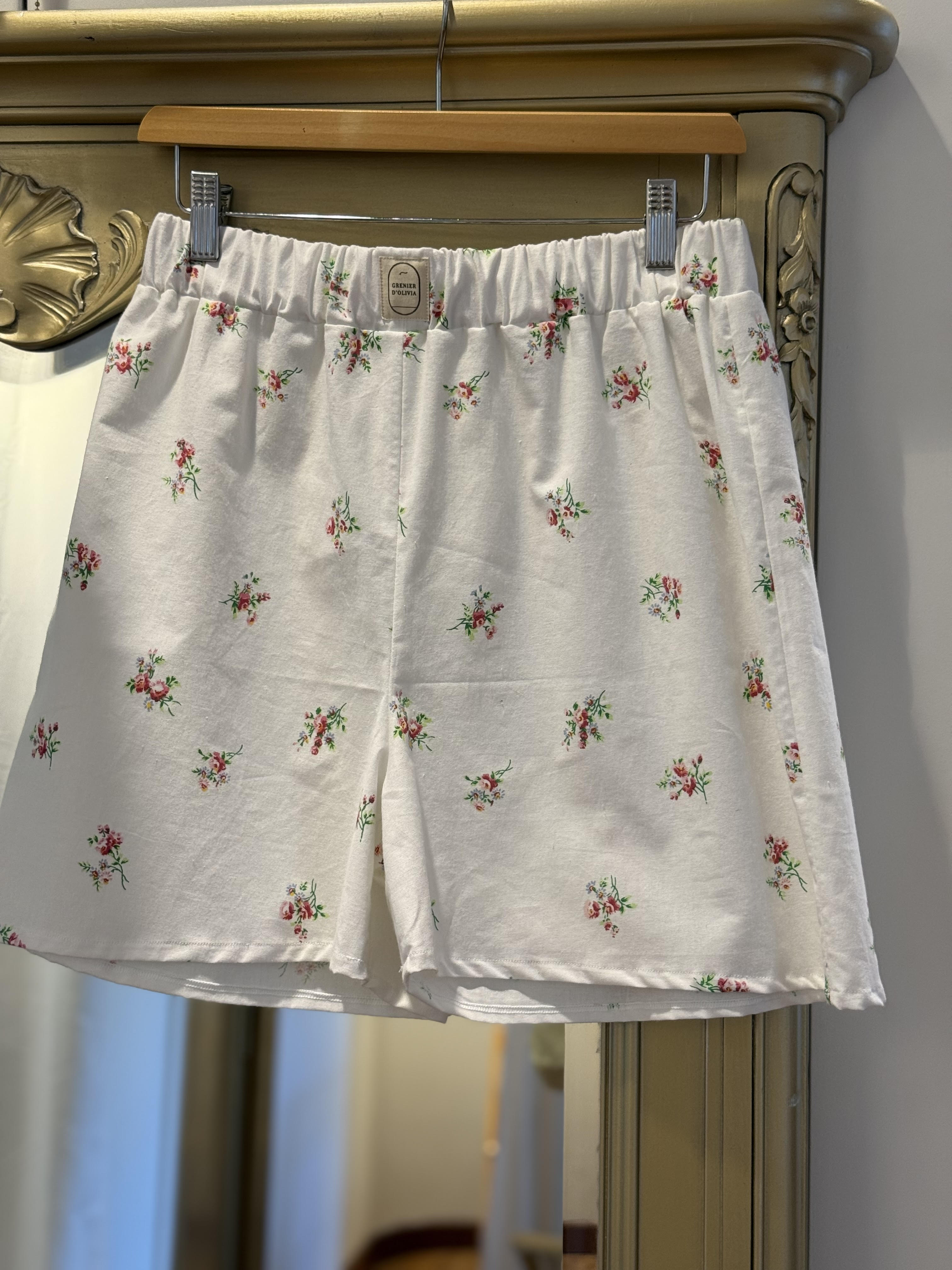 Short long fleuri