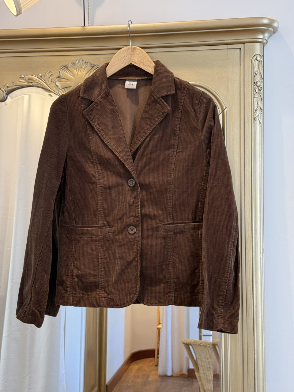 Veste en velours côtelé