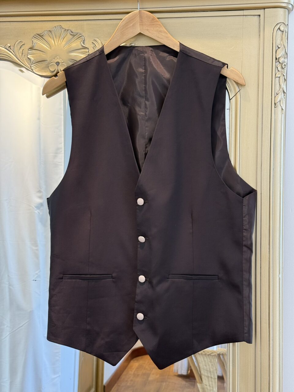 Gilet sans manches chocolat